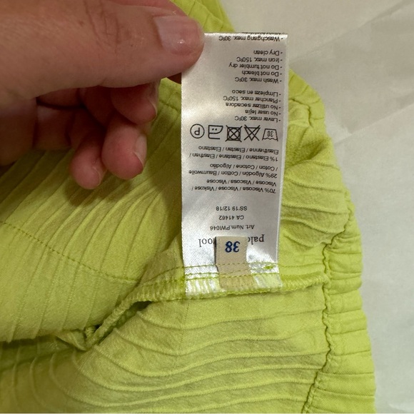 Paloma Wool Lime Green Baron Button Front Jacket - Picture 6 of 8